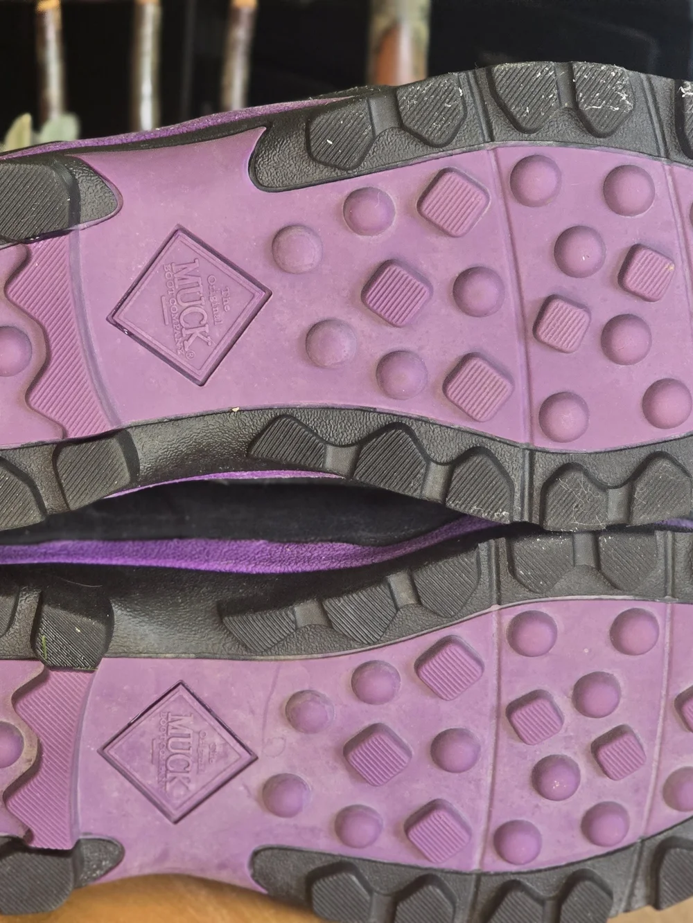 O Muck Boot Company Arctic Sport Women  Purple and Black Winter Boots Size 9/9.5